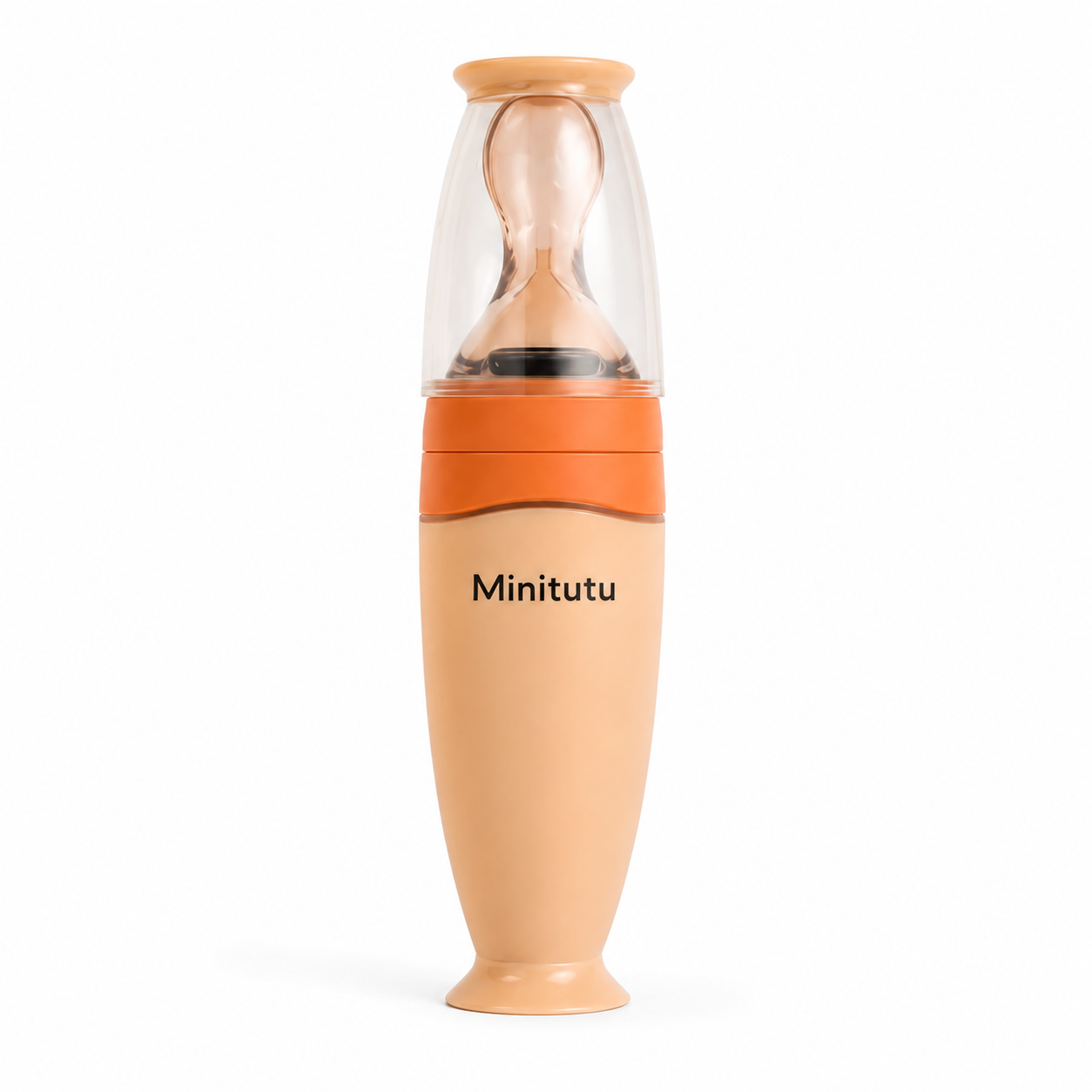 Minitutu Silicone Baby Food Feeder BPA Free Baby Feeding Spoon | Food Grade Silicone | 0+ Months | CB225